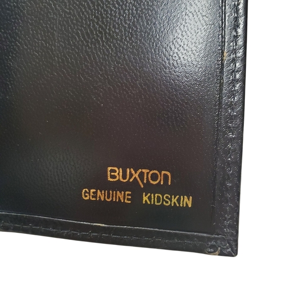 Buxton Kidskin Tri-Fold Black Wallet. NWT. - Picture 6 of 10